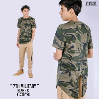 7th street เสื้อยืดวัยทีน รุ่น 7th Military