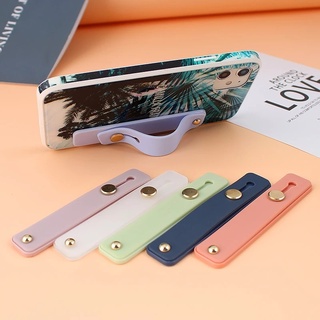 Candy Colors Self-adhesive Soft Wristband Desktop Phone Holder /  Portable Phone Stand