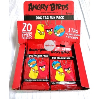 (Sealed Pack) 2009 ROVIO ENTERTAINMENT, ANGRY BIRDS DOG TAG (ซองสุ่มแท็ก)