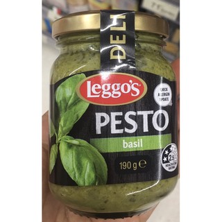 เลกโกส์ซอสเพสโต 190กรัม Leggos Pesto Basil Sauce 190g