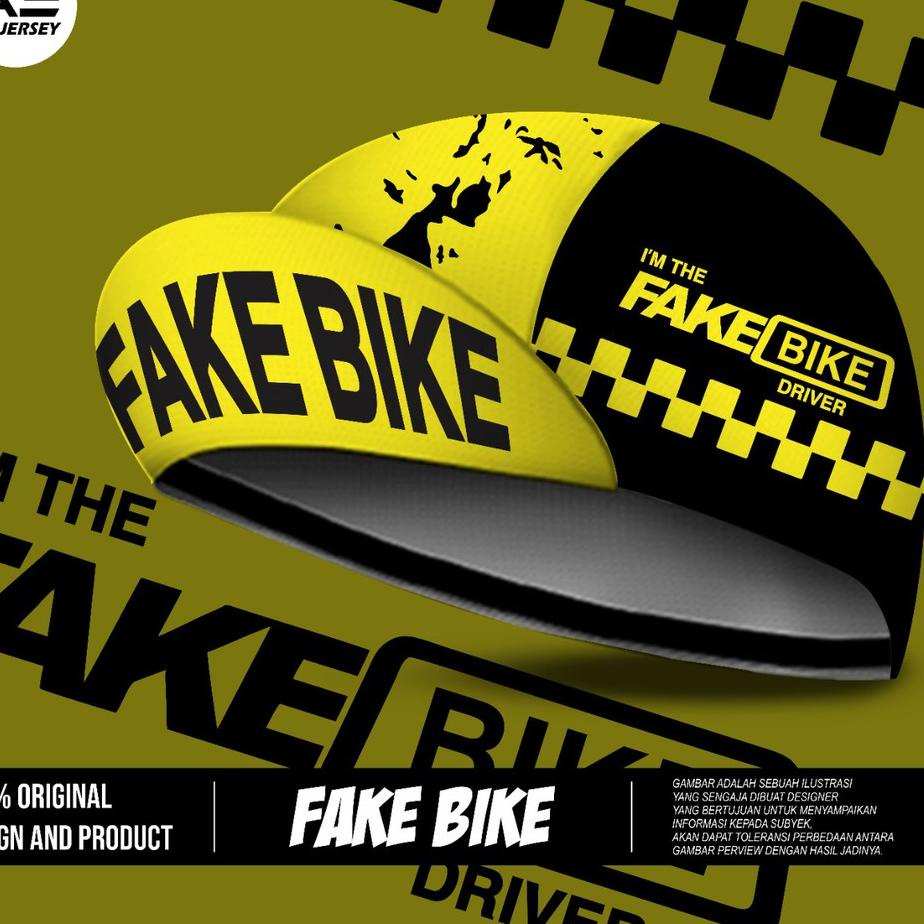 ดีมาก. CYCLING CAP FAKE BIKE