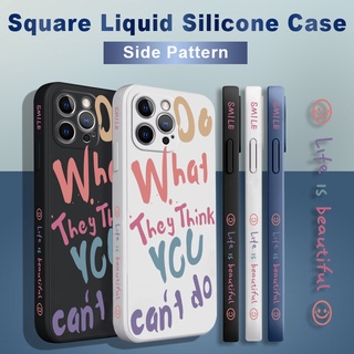 สําหรับ Samsung Galaxy Note 10 Plus Lite เคสโทรศัพท์ แบบพิมพ์ลายด้านข้างเคสซิลิโคนเหลวแบบอ่อนป้องกันการตกกระแทกเคส (คุณสามารถทำมันได้)