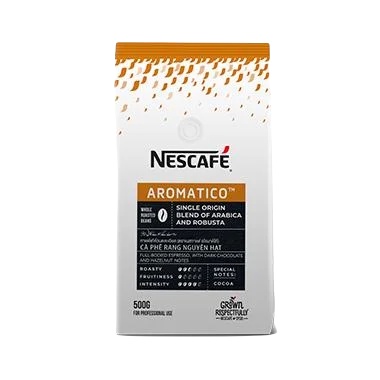 เมล็ดกาแฟคั่ว กลาง Aromatico ขนาด 500 g by Nescafe
