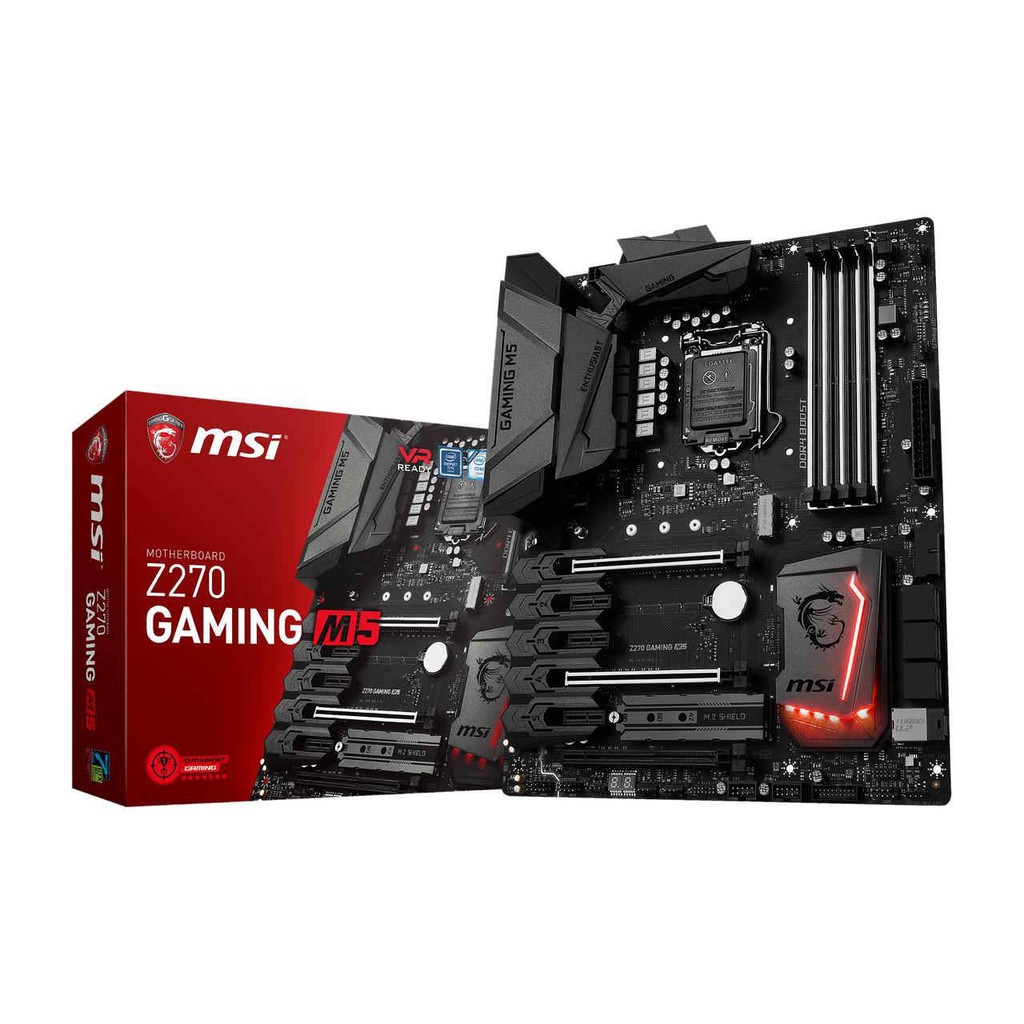 MSI Z270 GAMING M5 LGA 1151 Intel Z270 HDMI SATA 6Gb/s USB 3.1 ATX Motherboards – Intel