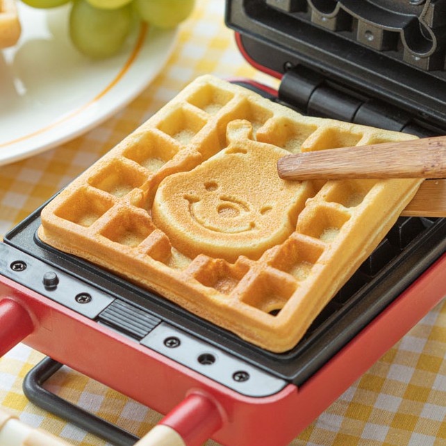 พร้อมส่ง! เครื่องทำวาฟเฟิ้ล ลายหมีพูห์ Disney Winnie The Pooh Sandwich & Waffle Maker / Waffle Machi