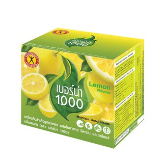 NatureGift Berna 1000 (Lemon Flavour) เนเจอร์กิฟ เบอร์น่า 1000 กลิ่นเลมอน ขายยกลัง! 1 ชุด มี 40 กล่อง กล่องละ 10 ซอง