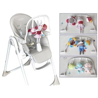 โมบายสำหรับติดเก้าอี้นั่งกินข้าวทรงสูง Bonbebe Soft toy set for bonbebe High Chair ส่งฟรี!!