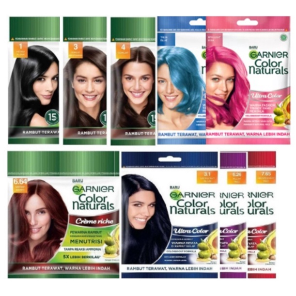 Garnier Color Naturals การ์นิเย่ คัลเลอร์ แนทเชอรัลส์ ครีมเปลี่ยนสีผม ...