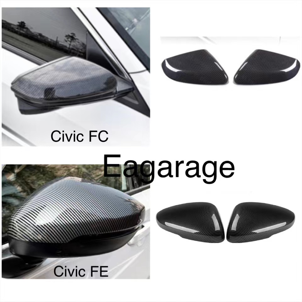 Honda Civic FC / Civic FE ฝาครอบกระจกมองข้าง ฝาครอบกันรอยกระจกมองข้าง (คลุมทั้งหมด)