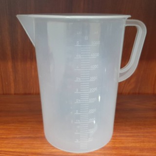 เหยือกตวงพลาสติก 5 ลิตร Plastic Pitcher เนื้อ PP ถ้วยตวงพลาสติกมีหูจับ 🍋มีพร้อมส่ง