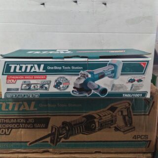 TOTAL เครื่องเจียร์แบตไร้สาย 20 v LITHIUM-ION ANGLE GRINDER TAGLI1001