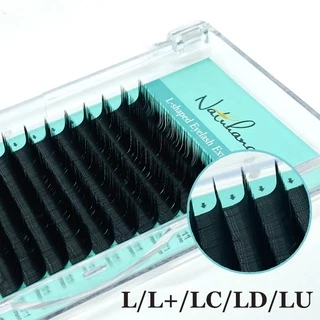 NATUHANA 0.07mm ชนิด L L+ LC LD LU ขนตาต่อ ขนมิ้ง ชนิดเส้นขนตาดำ ธรรมชาติ ขนตาปลอมขนมิ้ง
