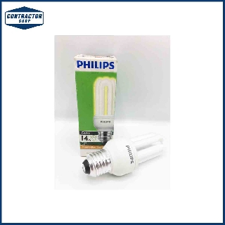 หลอดประหยัดไฟ Philips Genie ฟิลิปส์ จินนี่ ขั้ว E27 Warmwhite วอร์มไวท์ ขนาด 14W. (วัตต์)