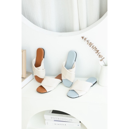 สต๊อคแน่น 4สี พร้อมส่ง หน้าเท้าอวบหน้าเท้ากว้างใส่สวย รุ่นMaysa รองเท้าแตะนิ่ม ผู้หญิง - รูปที่ 3