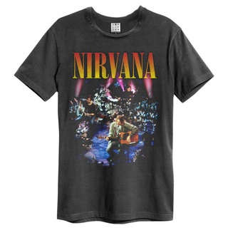 Lint9 [พร้อมส่ง] เสื้อยืดแขนสั้นลําลอง ผ้าฝ้าย 100% พิมพ์ลาย Nirvana Live In York Charcoal พลัสไซซ์ ของขวัญวันเกิด สําหร