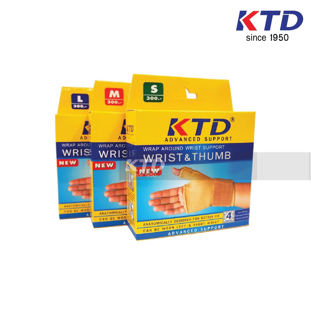 ผ้าพยุงข้อมือและนิ้วโป้ง Active Support Wrist&Thumb