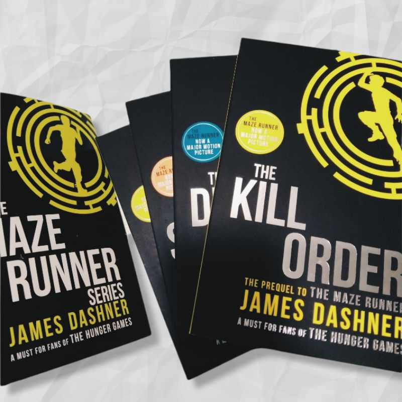 MAZE RUNNER BOOK ONE SET BOOK 1 - 4 PRELOVED