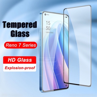 Oppo Reno 7 7Z Pro Reno7 Reno7Pro HD / Clear เต็ม / ไม่เต็มรูปแบบ ฟิล์มกระจกนิรภัย ป้องกันหน้าจอ