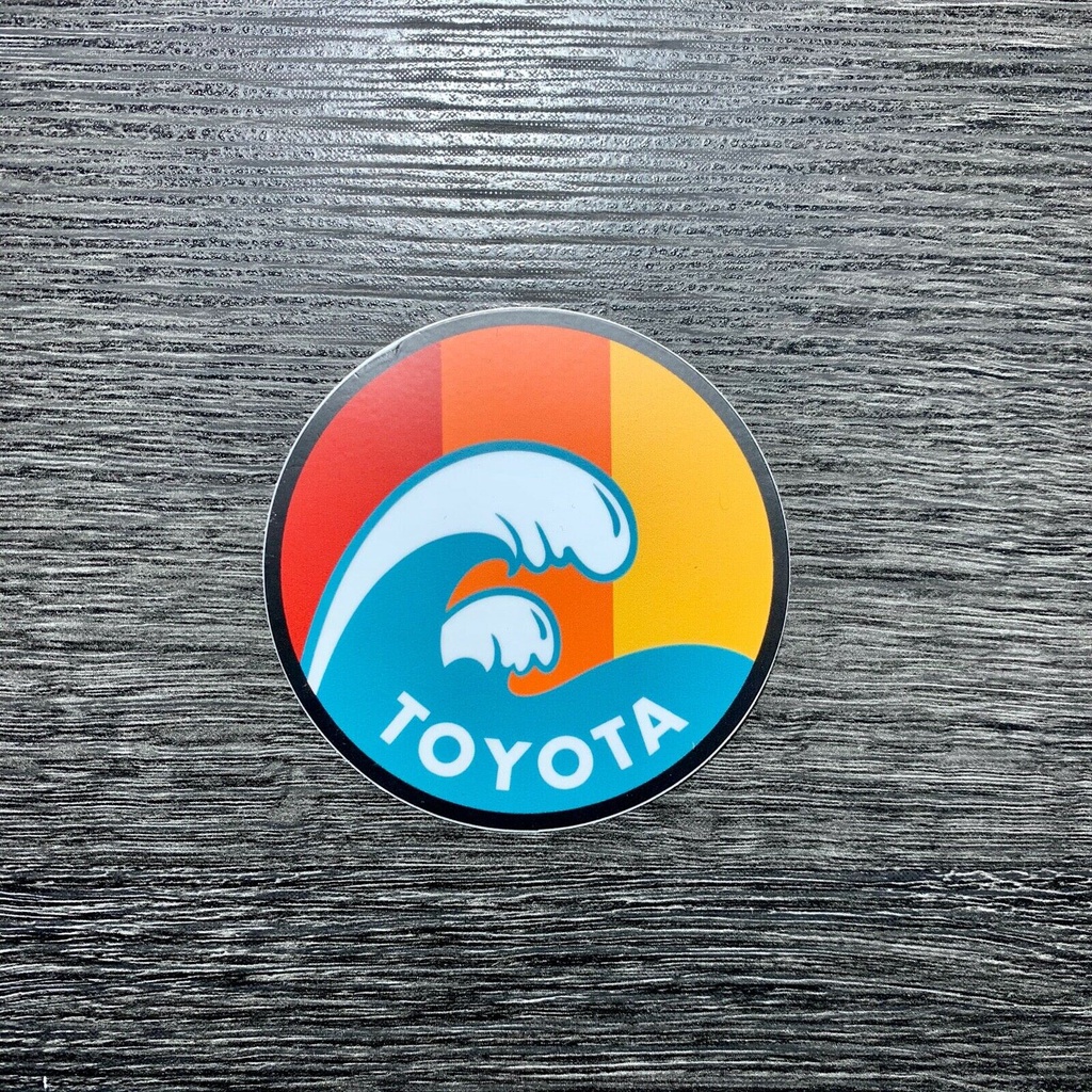 Toyota Round Surf Sticker Decal 4x4 SR5 4WD FJ Cruiser Tacoma Tundra 4Runner