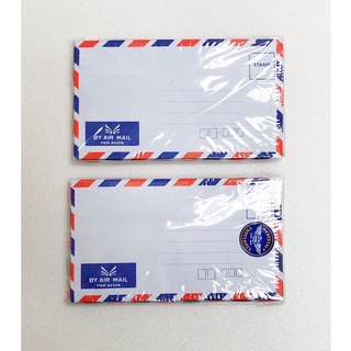 ซองลายธงชาติ แอร์เมล by air mail เบอร์ 6ครึ่ง *บรรจุ 25ซอง*