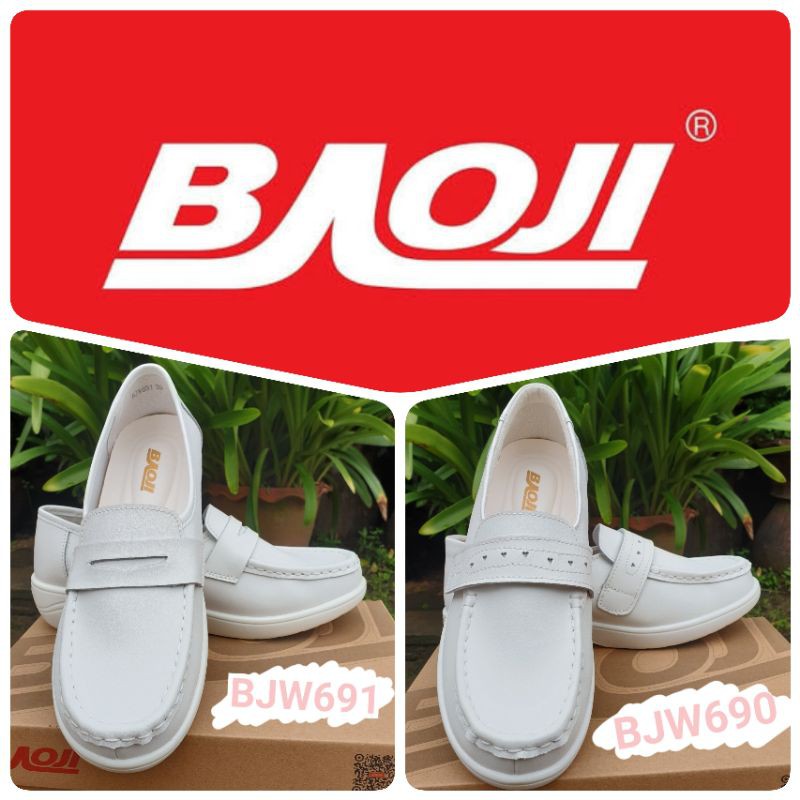 รองเท้าพยาบาลขาวล้วน BAOJI (SIZE37-41)