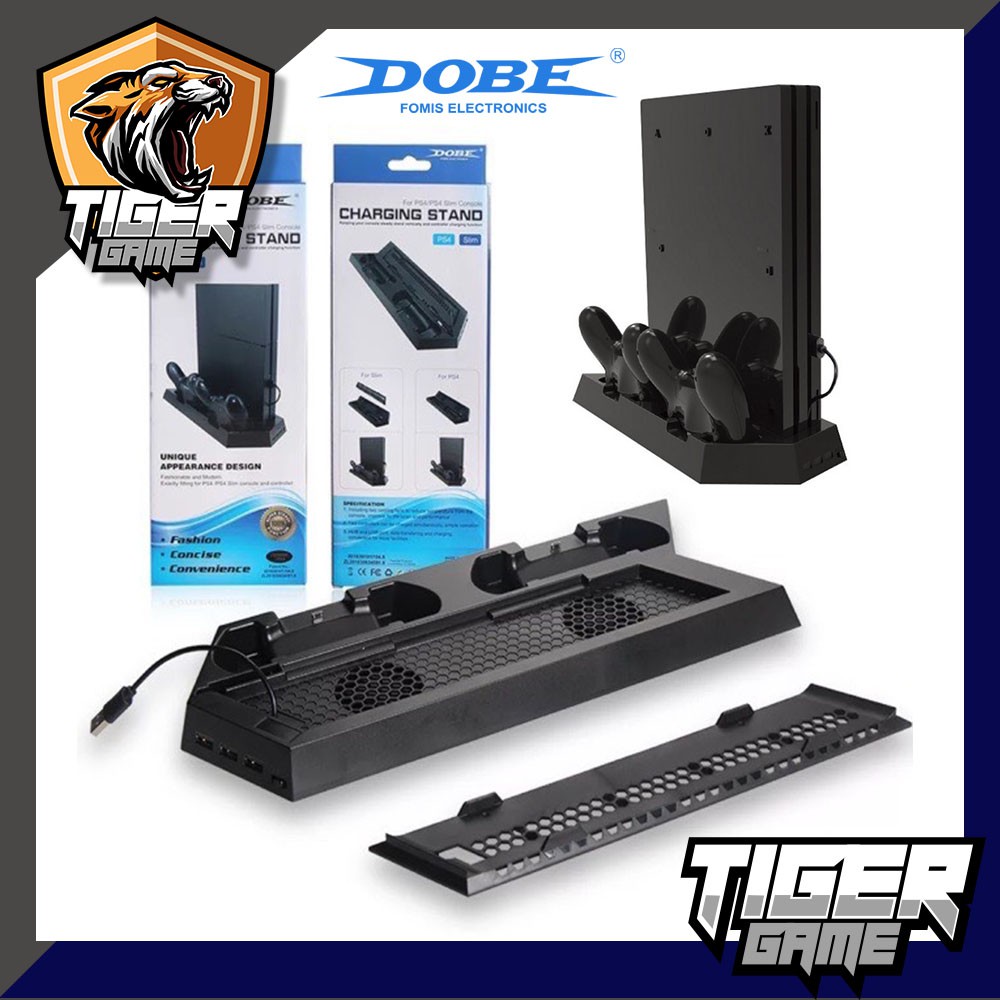 DOBE ขาตั้ง Playstation 4 ตัวยาว (PS4 Charging Stand)(แท่นชาร์จ PS4)(ขาตั้ง PS4)(TP4-023B)