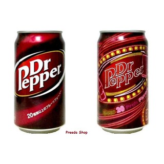 Dr Pepper Can Japan 350ml ( ดร.เปปเปอร์ ) เครื่องดื่มโคล่า กระป๋อง  จากญี่ปุ่น