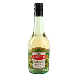 เบอร์ทอลลีน้ำส้มสายชูหมักจากไวน์ขาว 500มล. Bertolli White Wine Vinegar 500ml