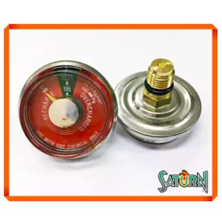 เกจ์วัดแรงดัน 0-400psi , WP. 195psi / Pressure gauge for Dry Chemical Fire Extinguisher