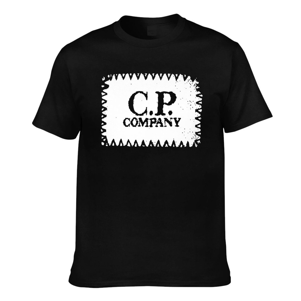 Cp Company Patch Logo Diy เสื้อยืดลําลองผู้ชายแบบกําหนดเอง