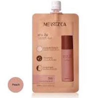 Merrezca Skin Up Water Base merrezca สกิน อัพ วอเตอร์ เบส เมอเรซก้าเบสสูตรน้ำ #สีพีช  แบบซองขนาด 5 ml.