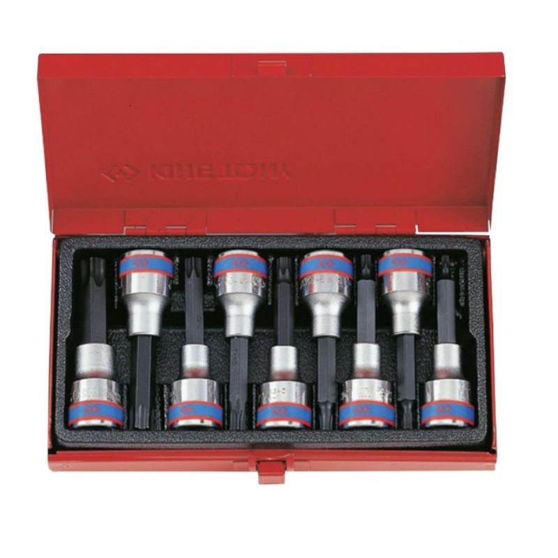 KINGTONY​ 4119PR ลูกบ๊อกเดือยโผล่​ ท็อคยาว​ รู1/2" 9ตัวชุด​ ชุดลูกบ๊อคเดือยโผล่ท็อคยาว