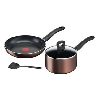 ชุดเครื่องครัว TEFAL DAY BY DAY IH 4 ชิ้น  TEFAL POT/LID 18cm INDUCTION DAY BY DAY