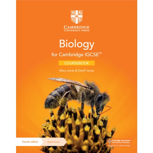 ใหม่ CAMBRIDGE IGCSE BIOLOGY COURSEBOOK พร้อมอุปกรณ์เสริมดิจิทัล (2 ปี) - 9781108936767 - Cambridge 