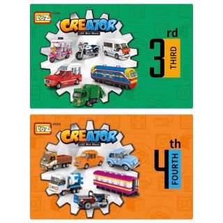 🚗 ลอส  LOZ MINI BLOCK CREATOR บริคหรรษาเที่ยวทั่วไทย 3 &amp; 4