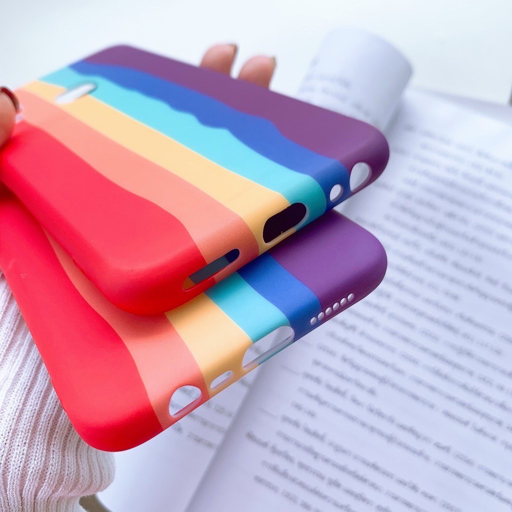 เคสสายรุ้ง เคส สำหรับ รุ่น 6 6s 7/8 6splus 6splus 7plus 8plus เคส i 11 เคส I12 12promax 11 เคสโทรศัพ