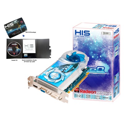 GRAPIC CARD HIS HD5670-512M DDR2 ICEQการ์ดจอ ราคาถูกๆ การ์ดจอมือสอง