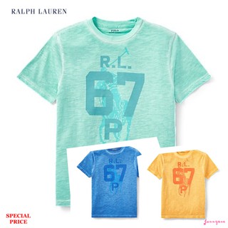 RALPH LAUREN COTTON JERSEY GRAPHIC T-SHIRT (BOY SIZE)