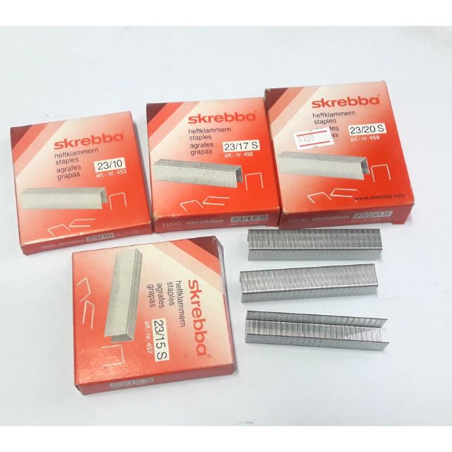 skrebba ลวดเย็บกระดาษสเกรบบ้า ใช้กับงานเย็บจำนวนมากๆ Made In Germany