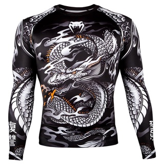 Mens Training Compression Shirt 3D Printed T-shirts Quick Dry Running Tights Long Sleeve Sportswear