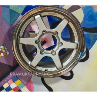 ล้อแม็กขอบ15 (ราคา2วง) แม็กซ์ขอบ15กระบะ 15x8.0 6h139.5 ET25 TE37 สีน้ำตาลของเงา ใหม่แกะกล่อง แถมฟรีจุ๊บสีอย่างดี แม็ก15