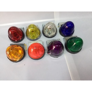 ไฟ รสพ ดวงเล็กพร้อมขาติดตั้ง 12V-24V มีหลายสี