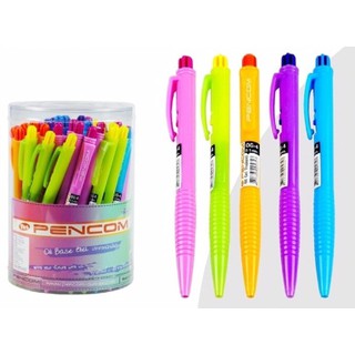 ปากกา PENCOM OG-4 Pastel  สีน้ำเงิน 0.5 mm. ด้ามคละสี