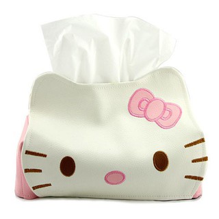 Hello Kitty กล่องทิชชู่หนัง