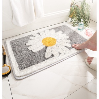 Omocha - (40x60 cm) Daisy square mat พรมเดซี่ พรมปูพื้น พรมห้องน้ำ พรม