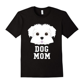 เสื้อยืด พิมพ์ลายสุนัข Maltese Mothers Day สําหรับผู้ชายS-5XL