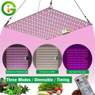 LM281B ไฟปลูกต้นไม้ LED Grow Light ไฟปลูกพืช เต็มสเปกตรัม โคมไฟ 5 ระดับหรี่แสงได้สำหรับในร่มพืชดอกไม้ต้นกล้า การเจริญเติ