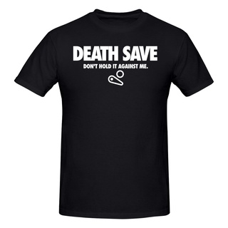 ผลิตภัณฑ์ใหม่👕เสื้อยืดแขนสั้น คอกลม ผ้าฝ้าย พิมพ์ลาย Death Save Pinball Player พลัสไซซ์ สําหรับผู้ชาย