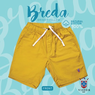 กางเกงขาสั้นชาย กางเกงขาสั้นหญิง กางเกงขาสั้นเอวยางยืด Shorts รุ่น Breda Bright Collection