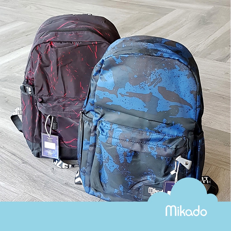 Mikado กระเป๋าเป้สะพายหลัง / ARMY สําหรับเด็กและผู้ใหญ่